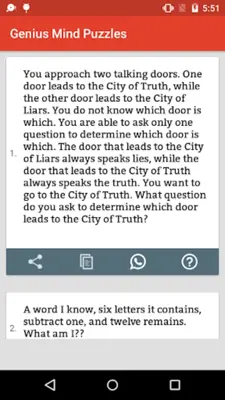 Brain Teaser  Riddles, Quiz & android App screenshot 3